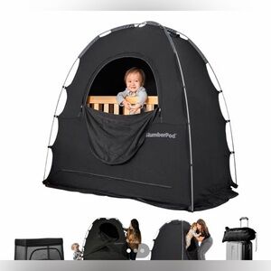 SlumberPod The Original Blackout Tent Black
